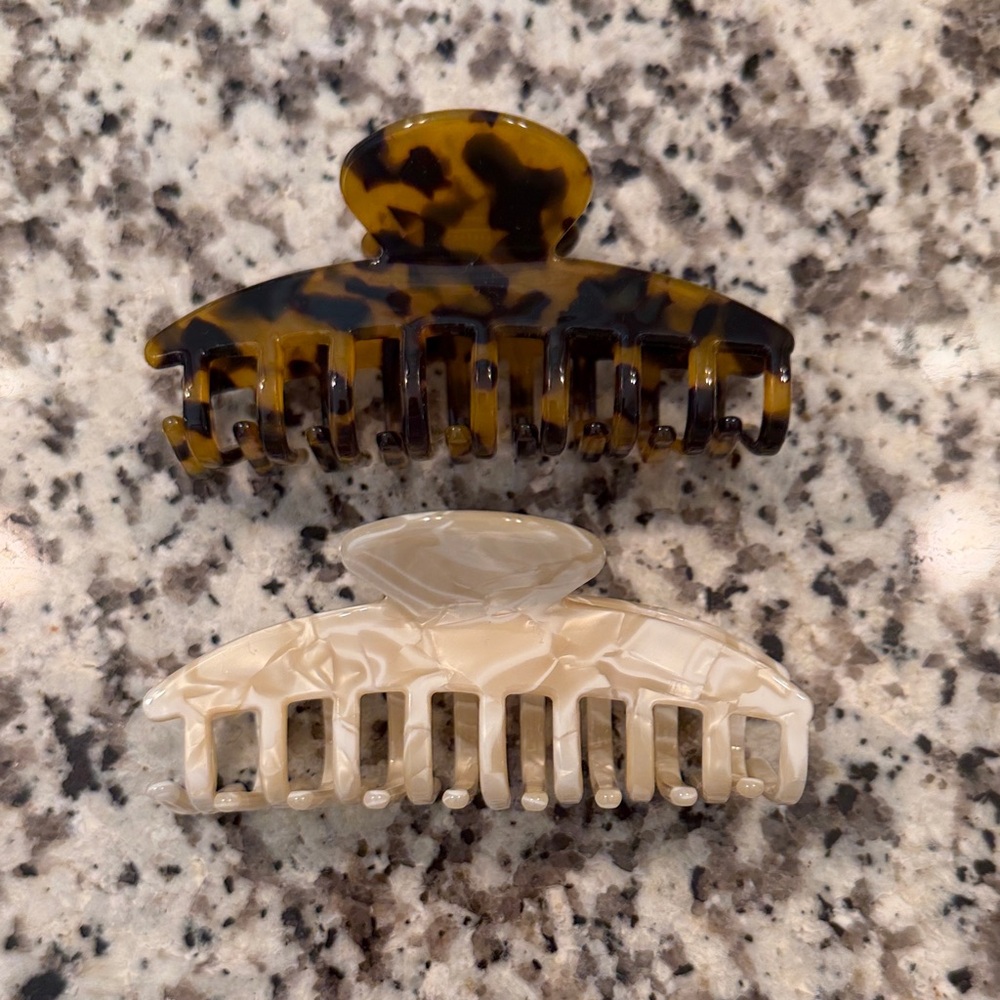 Cocus Pocus Tortoise and Cream Hair Claws